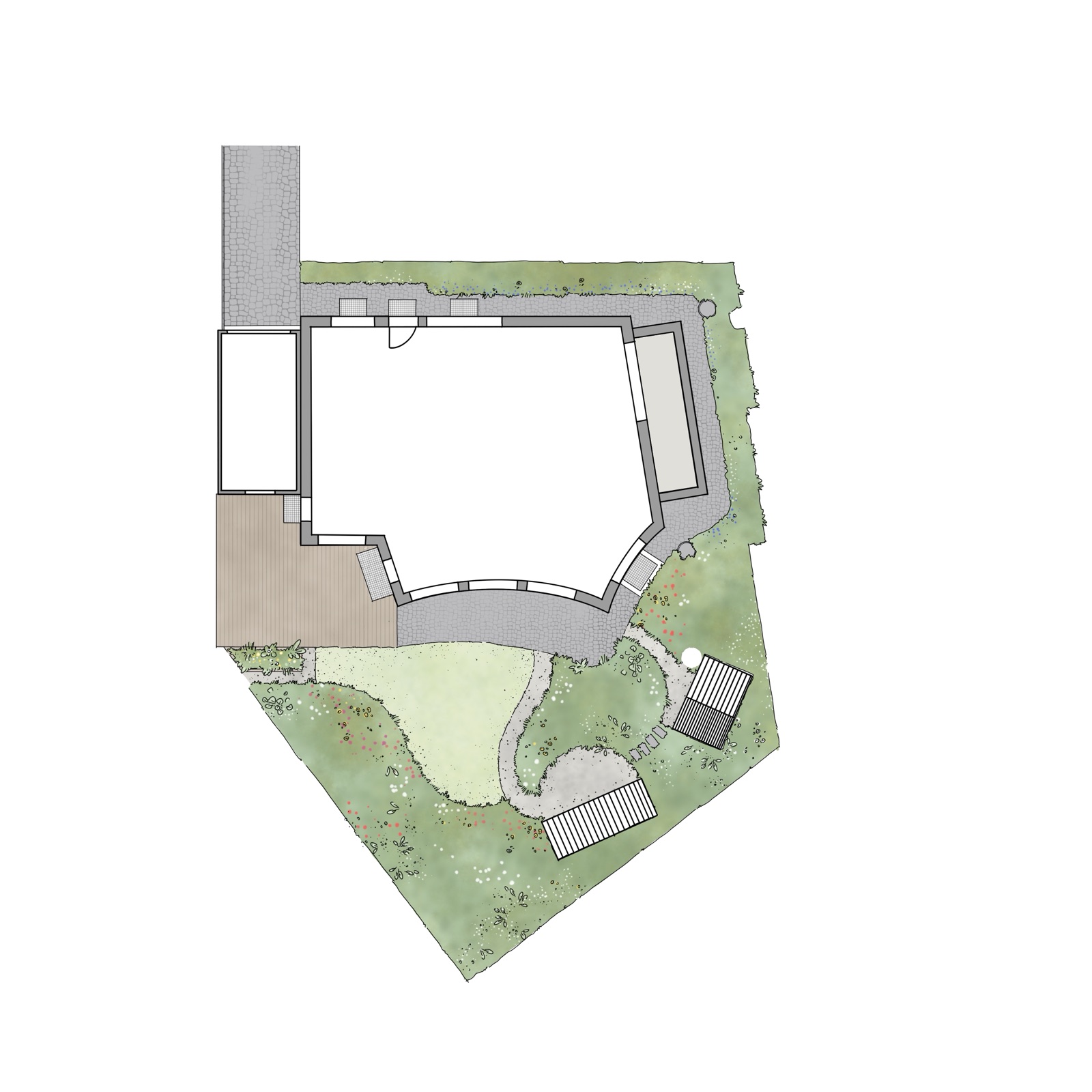 Stadium 3 — Flächen-Texturen und -details